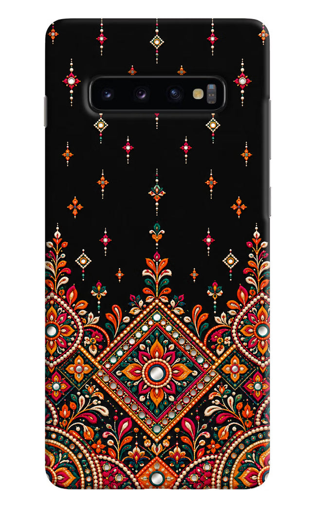 Noir Mehfil Samsung S10 Plus Hard Case Back Cover by Casekaro
