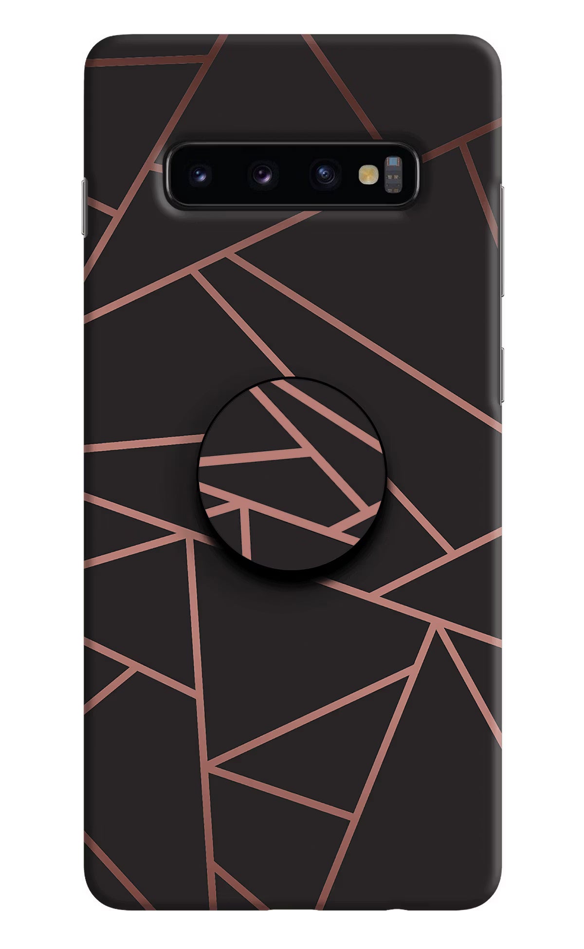 Geometric Pattern Samsung S10 Plus Pop Case by Casekaro