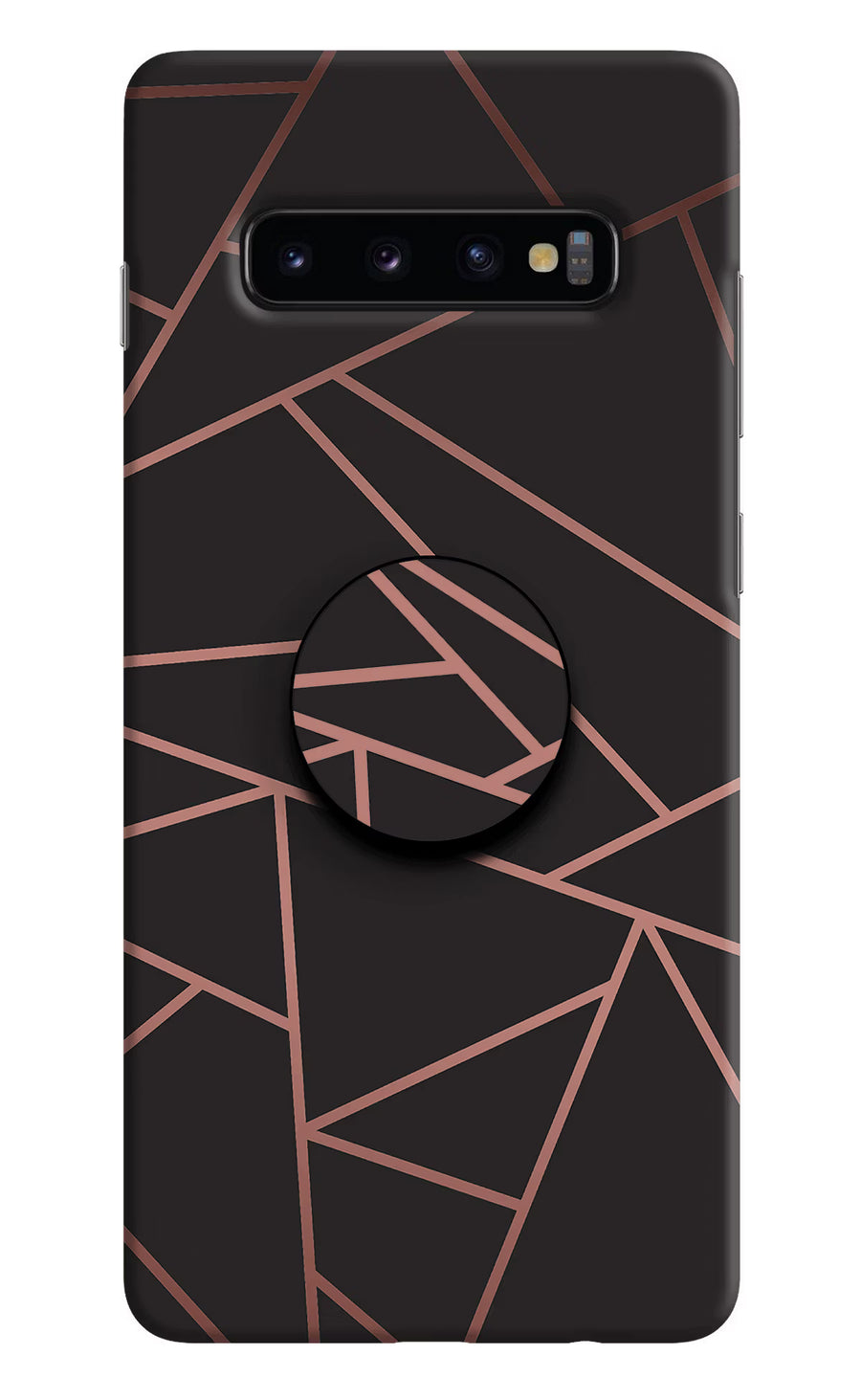 Geometric Pattern Samsung S10 Plus Pop Case, Hard case