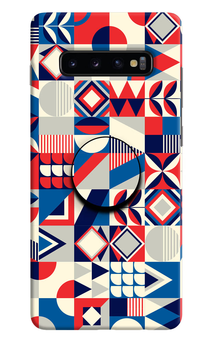 Colorful Pattern Samsung S10 Plus Pop Case, Hard case