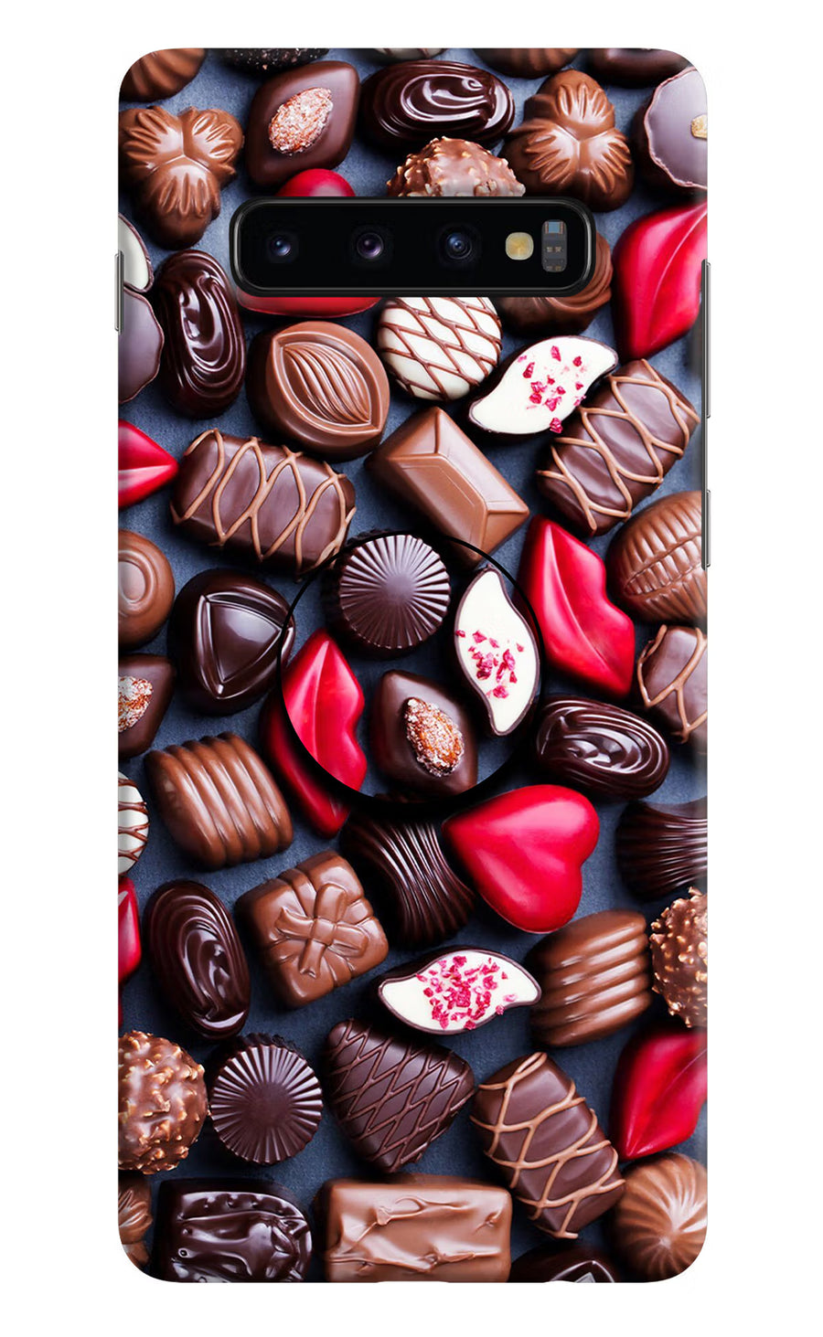 Chocolates Samsung S10 Plus Pop Case, Hard case