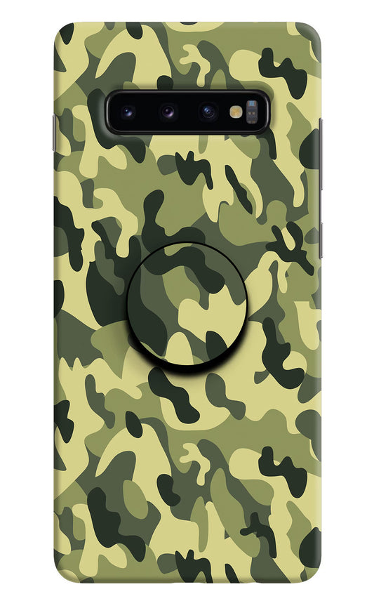 Camouflage Samsung S10 Plus Pop Case by Casekaro