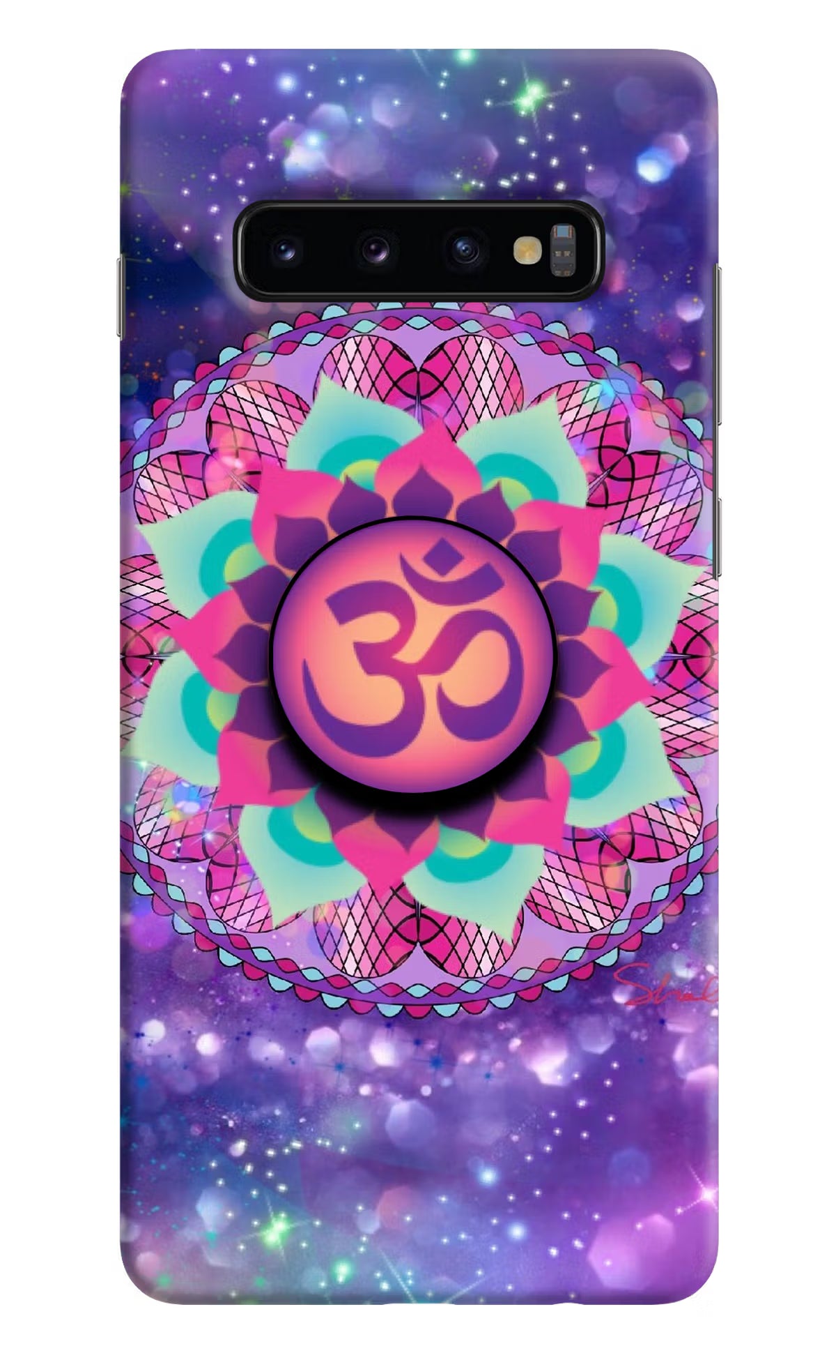 Om Purple Samsung S10 Plus Pop Case by Casekaro