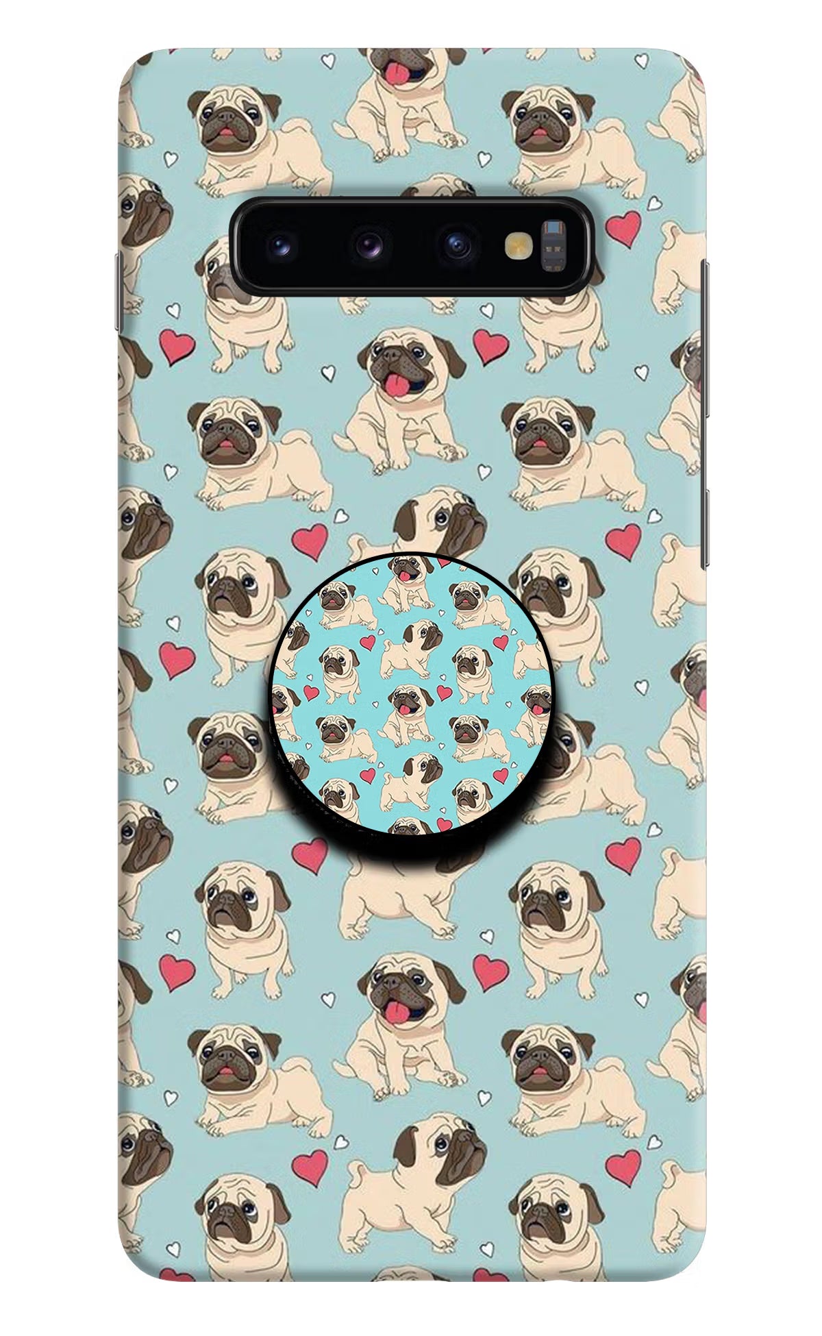 Pug Dog Samsung S10 Plus Pop Case by Casekaro
