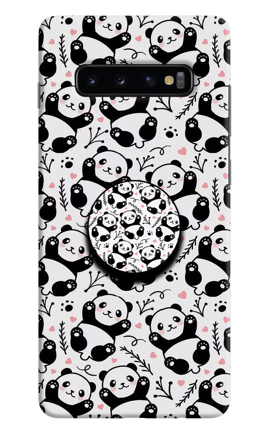 Cute Panda Samsung S10 Plus Pop Case by Casekaro