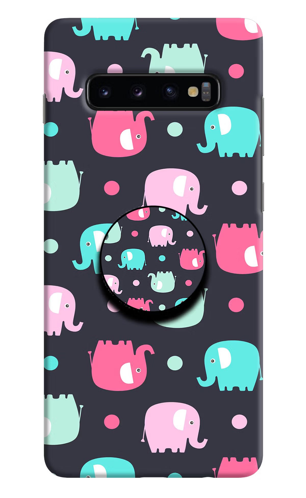 Baby Elephants Samsung S10 Plus Pop Case by Casekaro