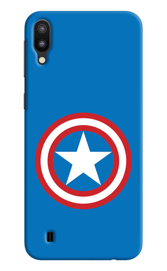 Captain America Logo Samsung M10 Hard Case Back Cover by Casekaro