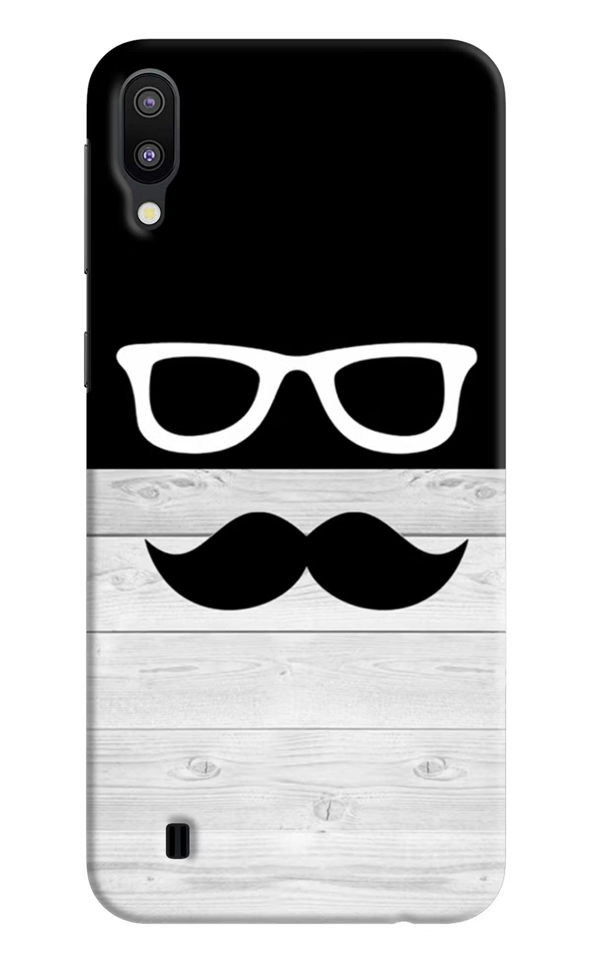 Mustache Samsung M10 Hard Case Back Cover by Casekaro