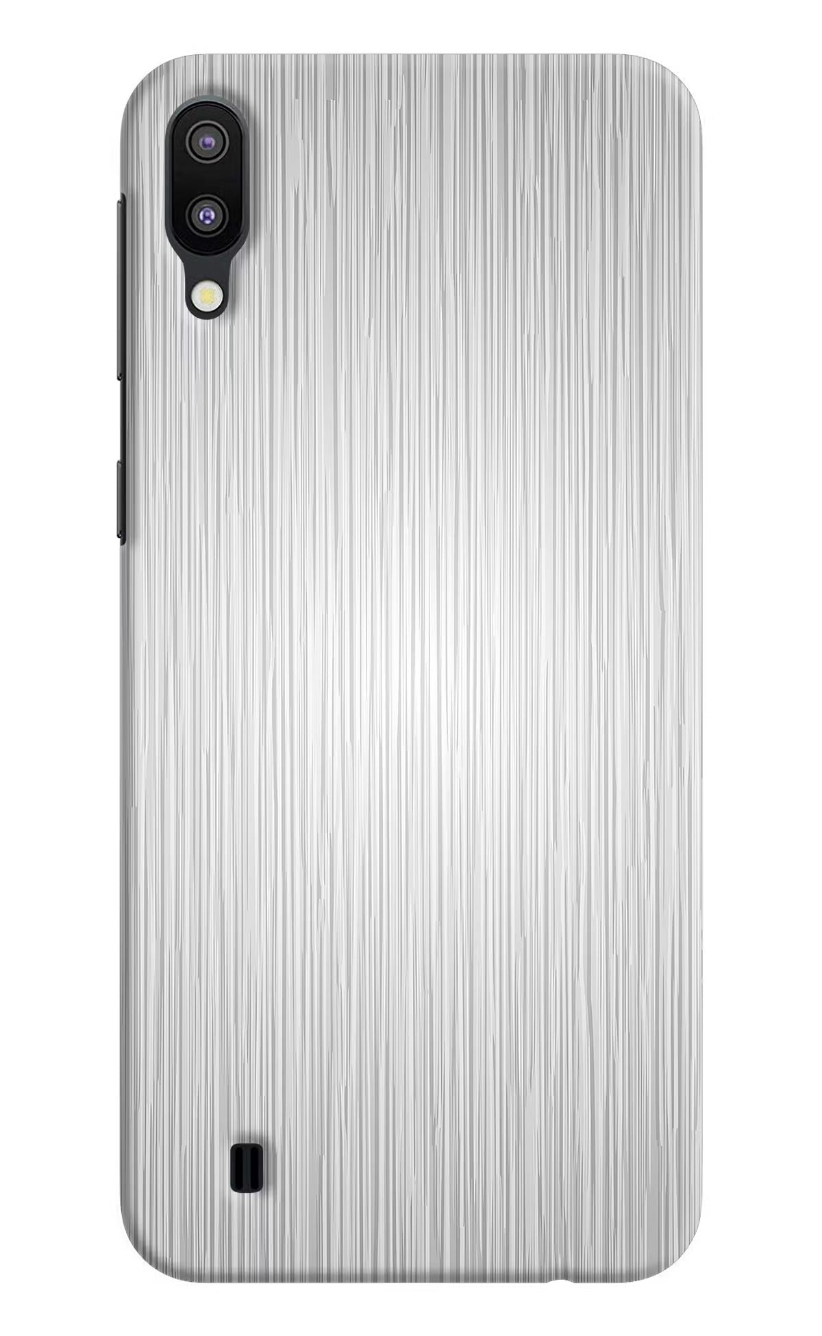 Wooden Grey Texture Samsung M10 Hard Case Back Cover by Casekaro