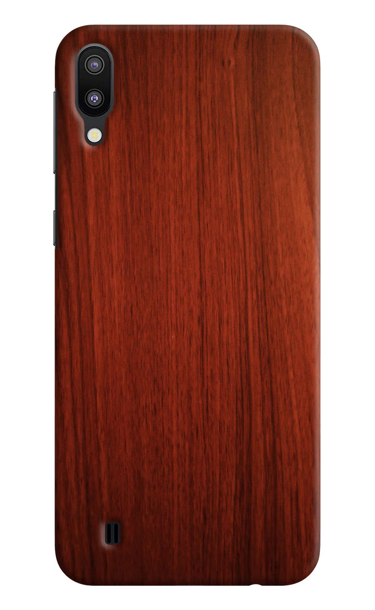 Wooden Plain Pattern Samsung M10 Hard Case Back Cover by Casekaro
