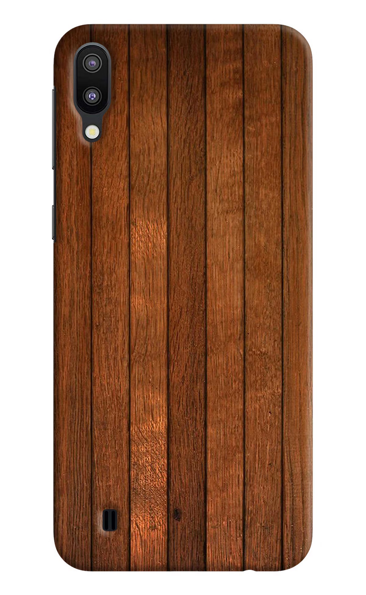 Wooden Artwork Bands Samsung M10 Hard Case Back Cover by Casekaro