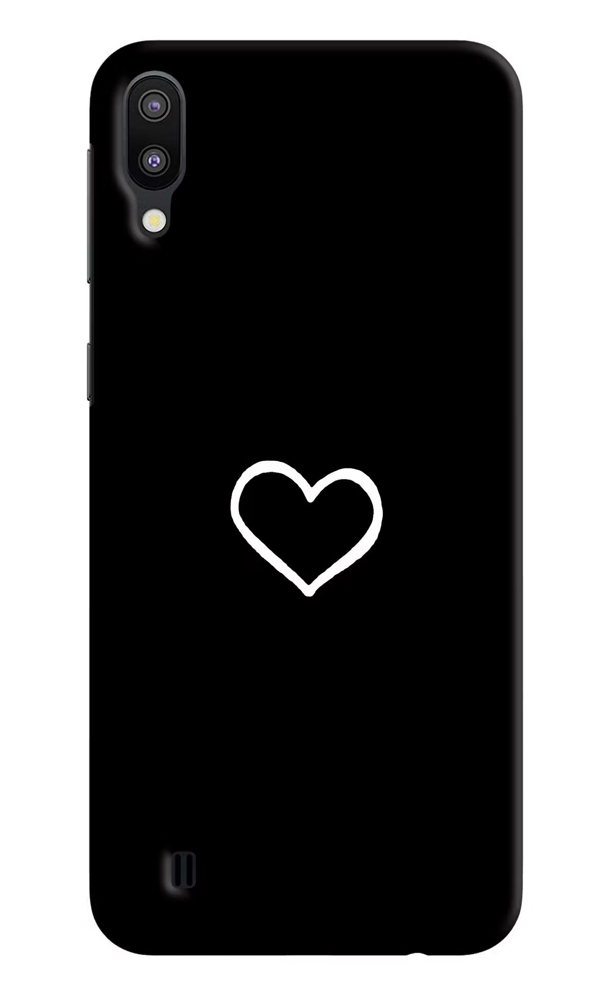 Heart Samsung M10 Hard Case Back Cover by Casekaro