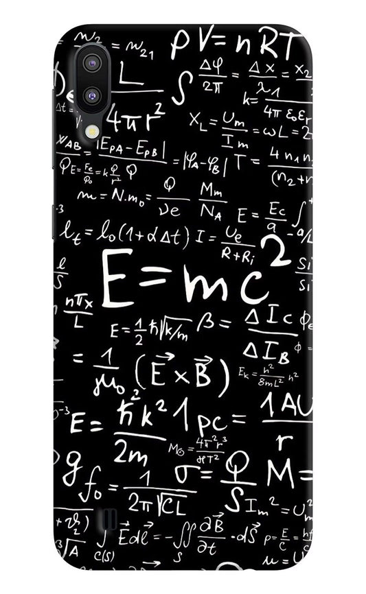 Physics Formula Samsung M10 Hard Case Back Cover by Casekaro