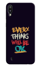 Everything Will Be Ok Samsung M10 Hard Case Back Cover by Casekaro