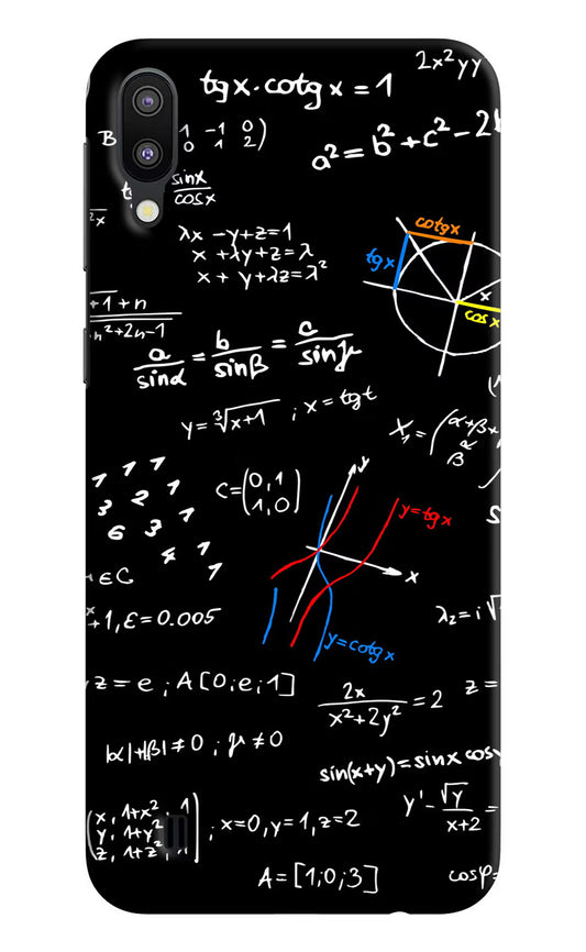 Mathematics Formula Samsung M10 Hard Case Back Cover by Casekaro