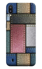 Multicolor Jeans Samsung M10 Hard Case Back Cover by Casekaro