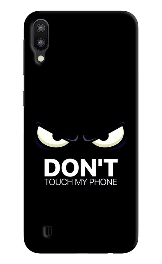 Don'T Touch My Phone Samsung M10 Hard Case Back Cover by Casekaro