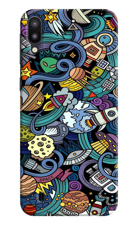 Space Abstract Samsung M10 Hard Case Back Cover by Casekaro