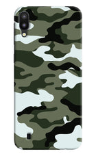 Camouflage Samsung M10 Hard Case Back Cover by Casekaro