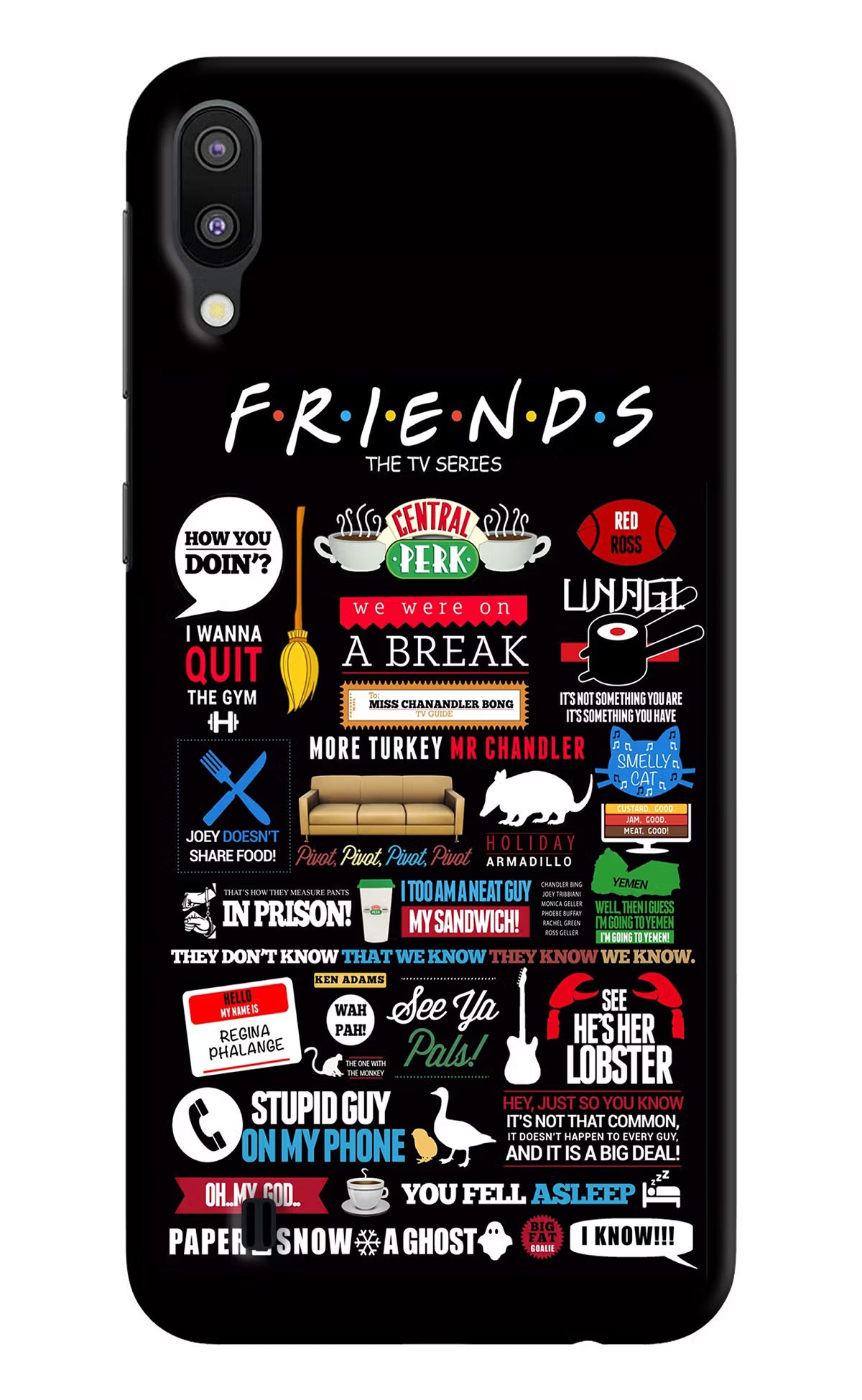 FRIENDS Samsung M10 Hard Case Back Cover by Casekaro