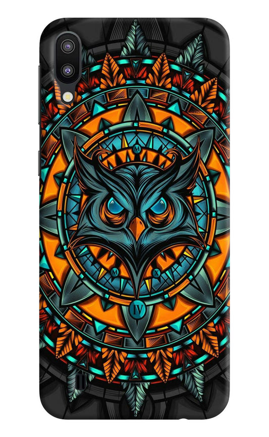 Angry Owl Art Samsung M10 Hard Case Back Cover by Casekaro