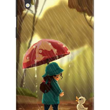 Rainy Day Samsung M10 Hard Case Back Cover by Casekaro