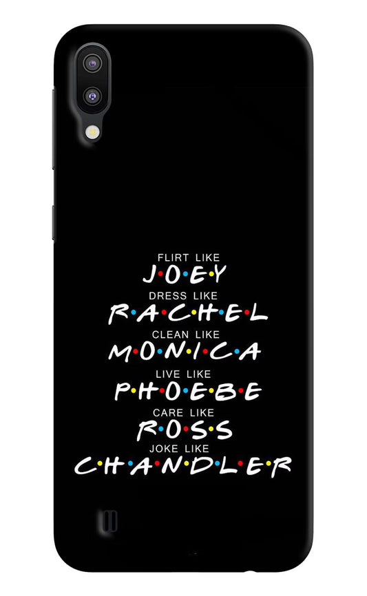 FRIENDS Character Samsung M10 Hard Case Back Cover by Casekaro