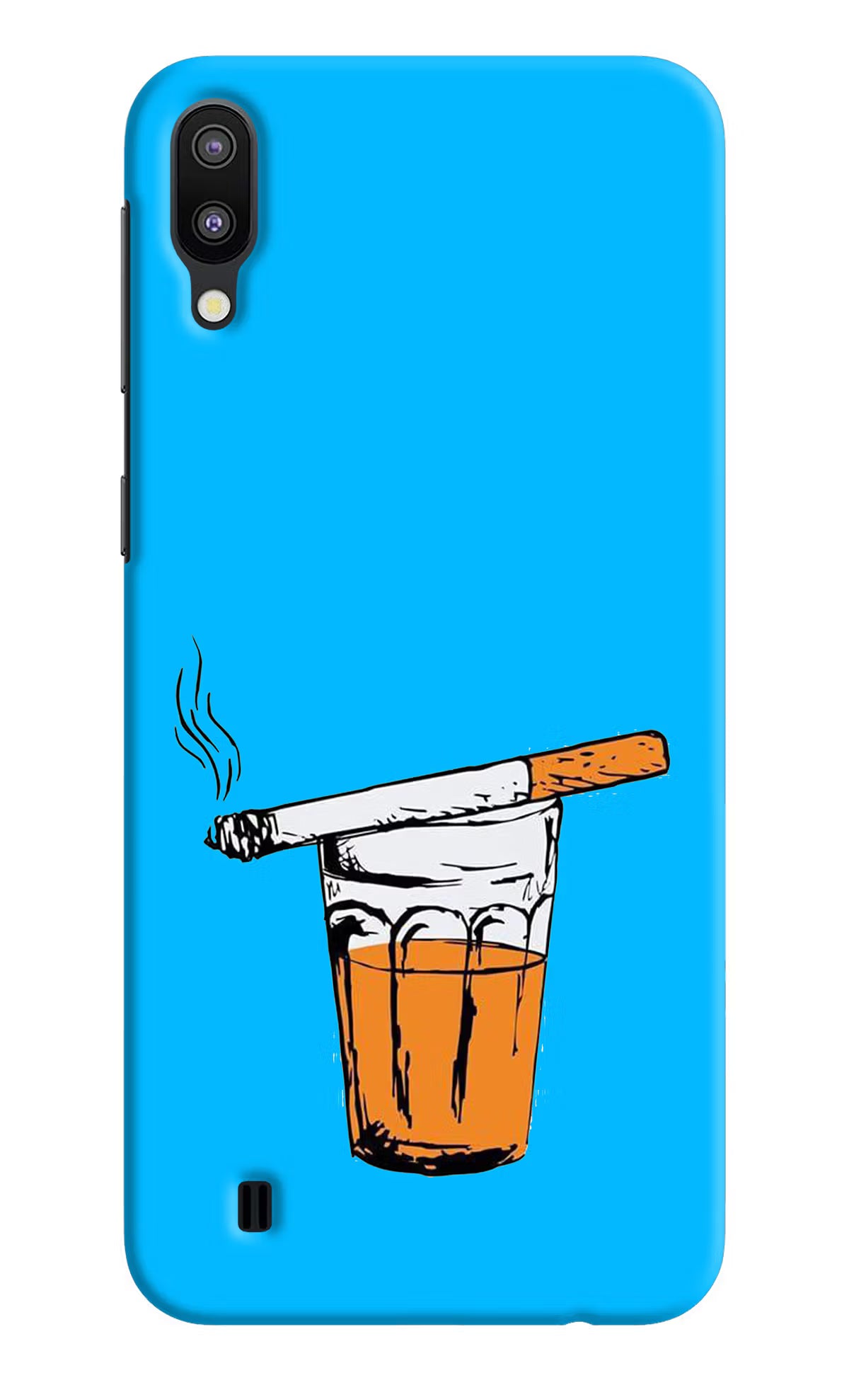 Chai Sutta Samsung M10 Hard Case Back Cover by Casekaro