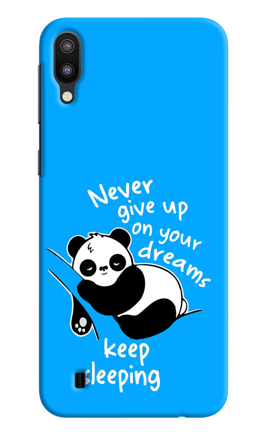 Keep Sleeping Samsung M10 Hard Case Back Cover by Casekaro