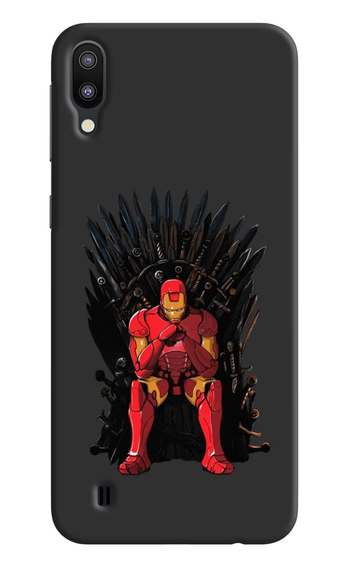 Ironman Throne Samsung M10 Hard Case Back Cover by Casekaro