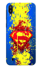Superman logo Samsung M10 Hard Case Back Cover by Casekaro
