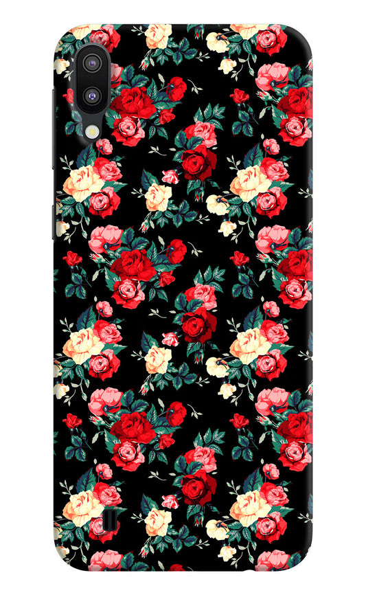 Rose Pattern Samsung M10 Hard Case Back Cover by Casekaro