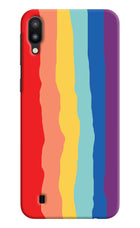 Rainbow Samsung M10 Hard Case Back Cover by Casekaro