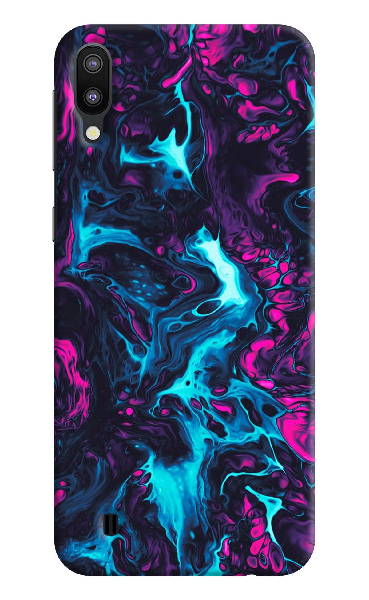 Abstract Samsung M10 Hard Case Back Cover by Casekaro