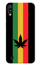 Weed Flag Samsung M10 Hard Case Back Cover by Casekaro