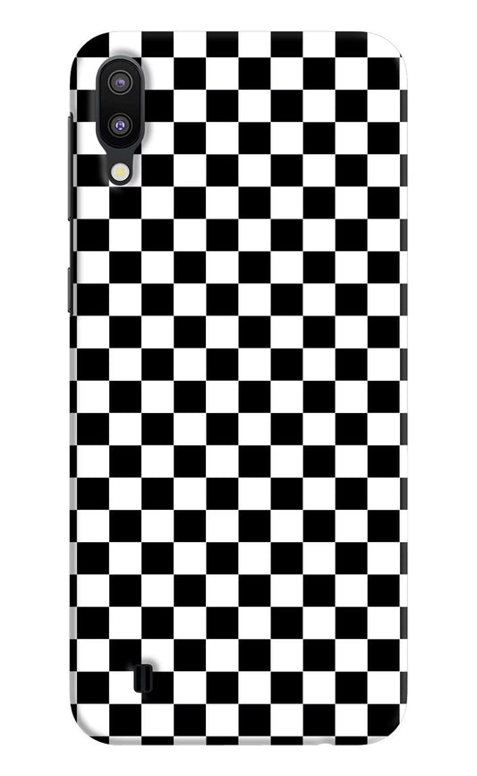 Chess Board Samsung M10 Hard Case Back Cover by Casekaro