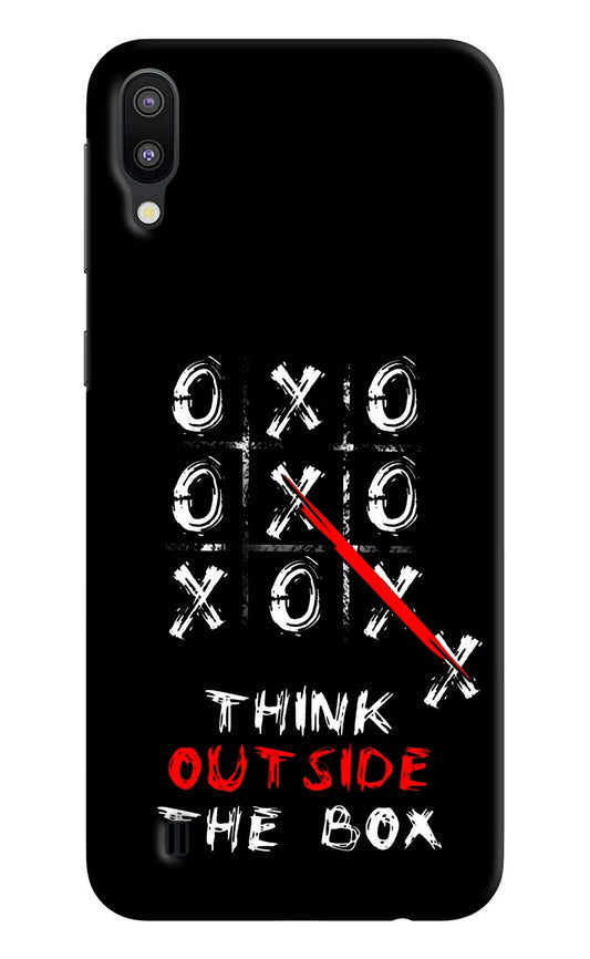 Think out of the BOX Samsung M10 Hard Case Back Cover by Casekaro