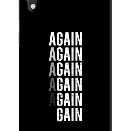 Again Again Gain Samsung M10 Hard Case Back Cover by Casekaro