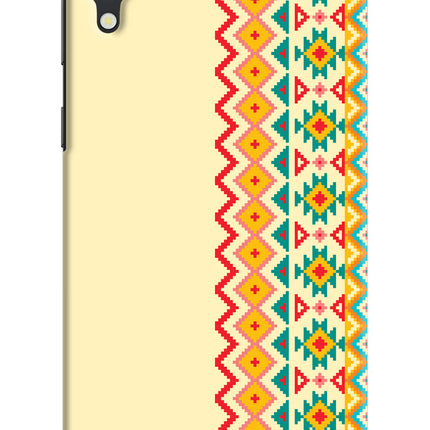 Ethnic Seamless Samsung M10 Hard Case Back Cover by Casekaro