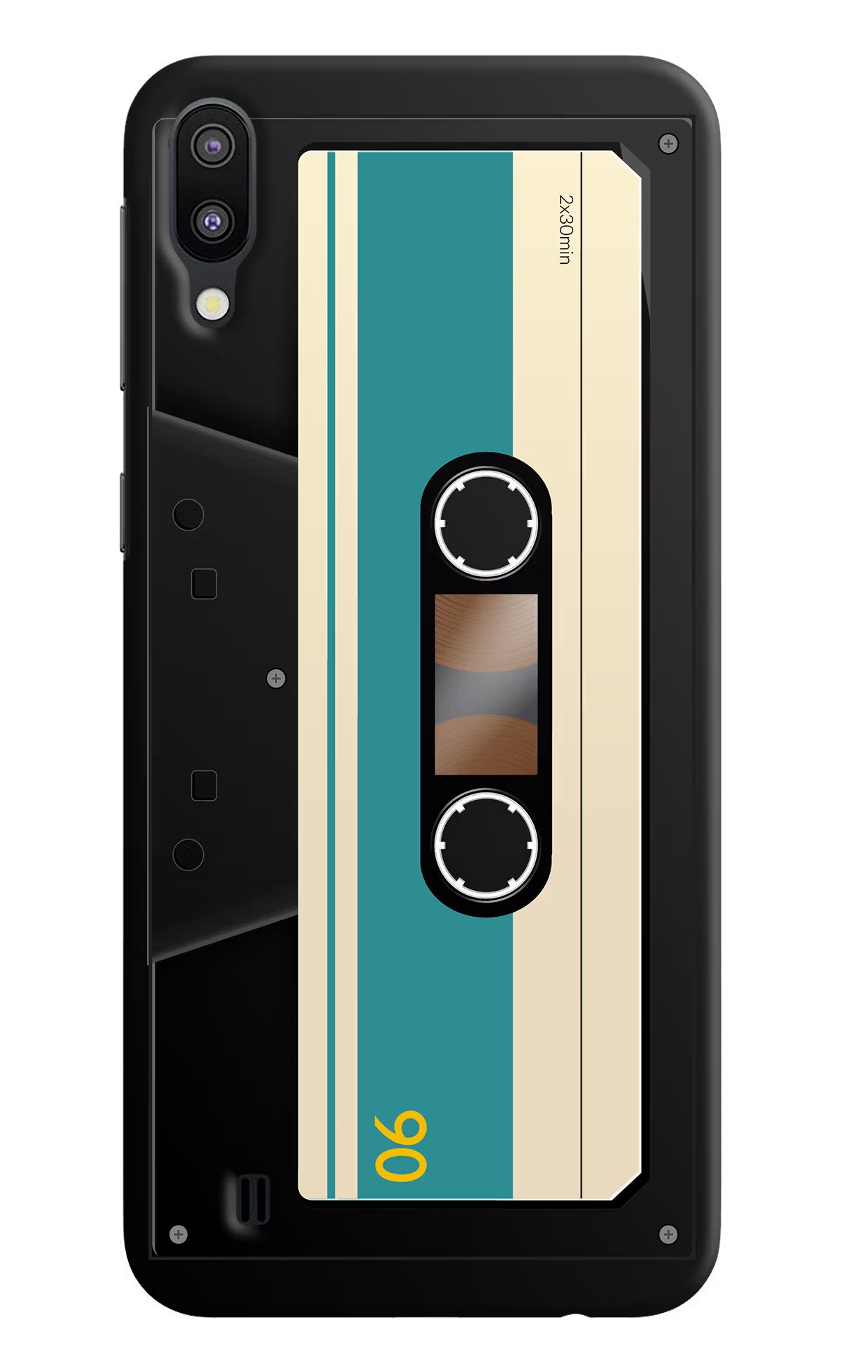 Cassette Samsung M10 Hard Case Back Cover by Casekaro