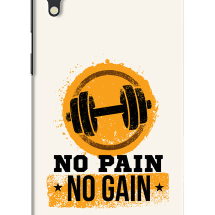 No Pain No Gain Samsung M10 Hard Case Back Cover by Casekaro
