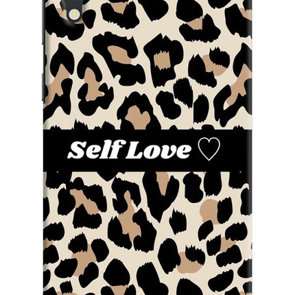 Leopard Print Self Love Samsung M10 Hard Case Back Cover by Casekaro