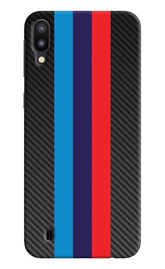 BMW Stripes Pattern Samsung M10 Back Cover