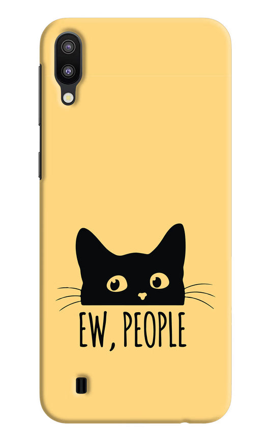 Ew People Catitude Samsung M10 Hard Case Back Cover by Casekaro