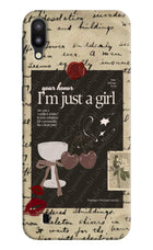 I am just a girl Samsung M10 Hard Case Back Cover by Casekaro