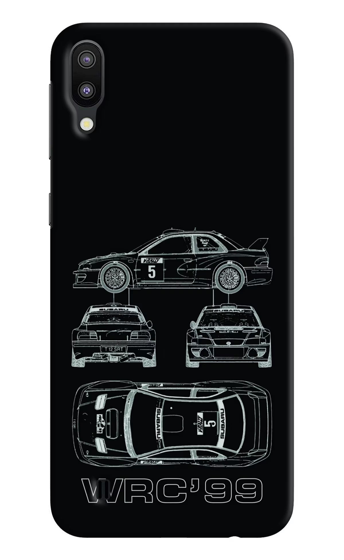 WRC'99 Samsung M10 Hard Case Back Cover by Casekaro