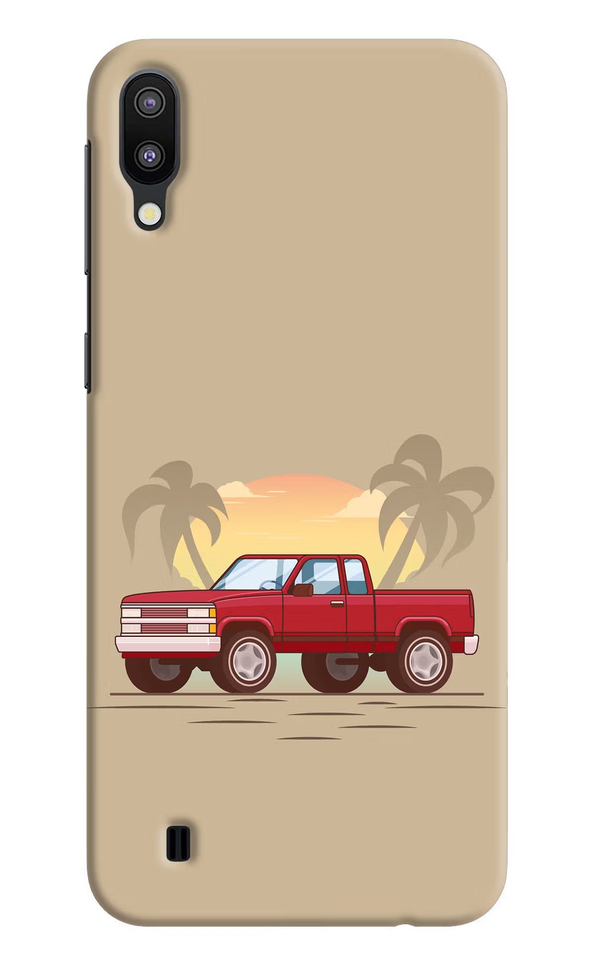Desert Classic Drive Samsung M10 Hard Case Back Cover by Casekaro