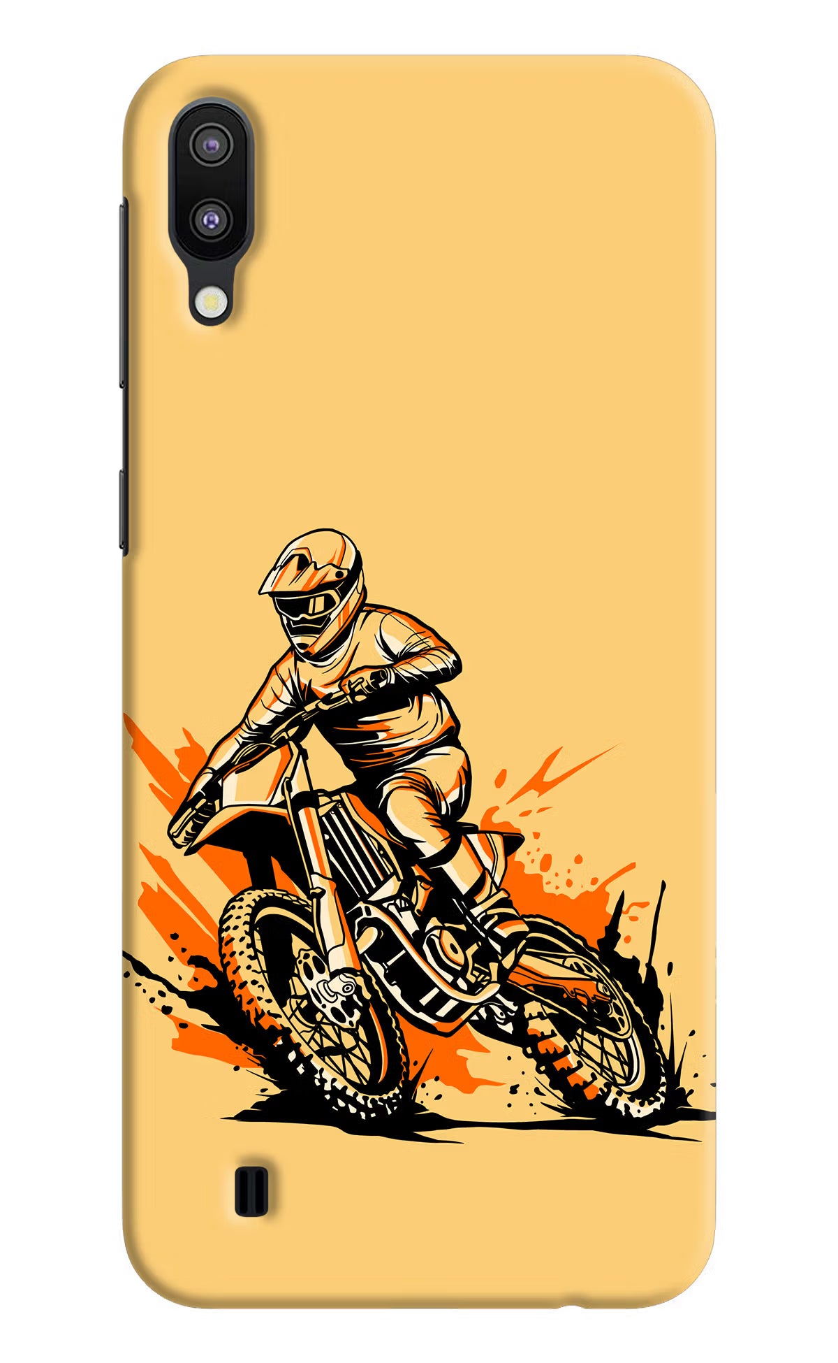 Off-Road Fury Samsung M10 Hard Case Back Cover by Casekaro