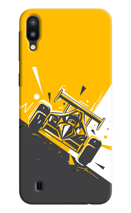 Track King Samsung M10 Hard Case Back Cover by Casekaro