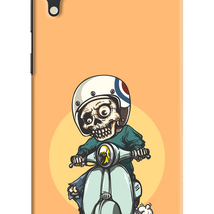 Undead Biker Samsung M10 Hard Case Back Cover by Casekaro